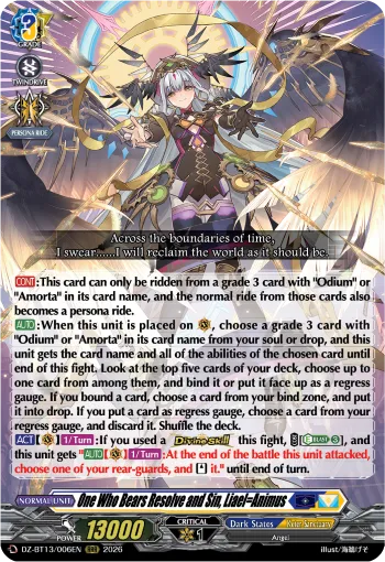 Grade 0 rideline card