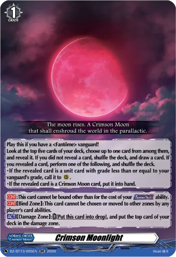 Grade 0 rideline card
